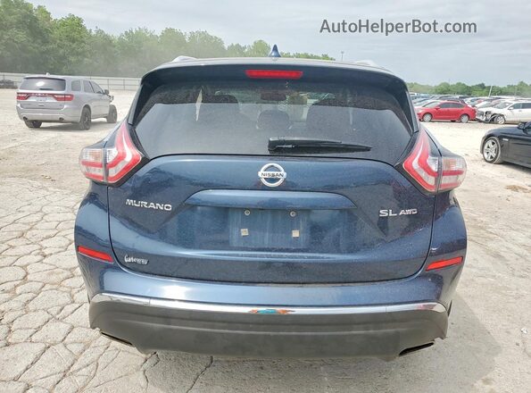 5N1AZ2MH2HN129700 2017 NISSAN MURANO Blue Вид ззаду