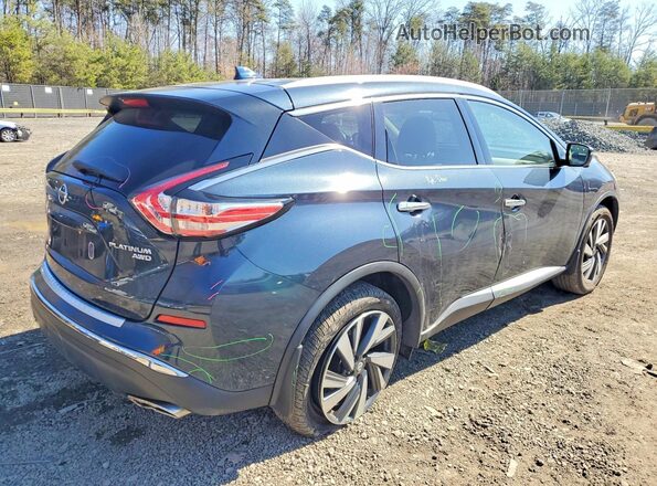 5N1AZ2MH2JN195752 2018 NISSAN MURANO Blue 