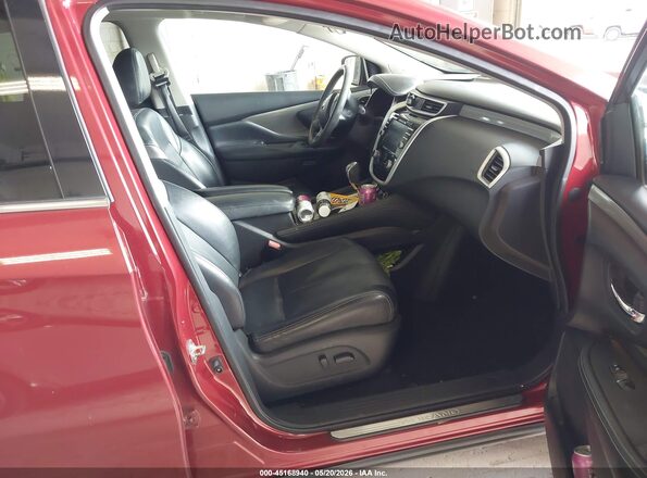 5N1AZ2MH3HN147347 2017 NISSAN MURANO Red Vista interior delantera