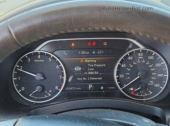 5N1AZ2MH6HN182299 2017 NISSAN MURANO Gray Instrument cluster view