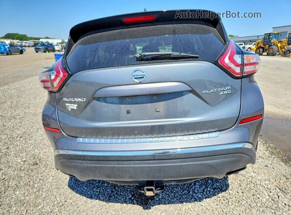 5N1AZ2MH6HN182299 2017 NISSAN MURANO Gray Rear view
