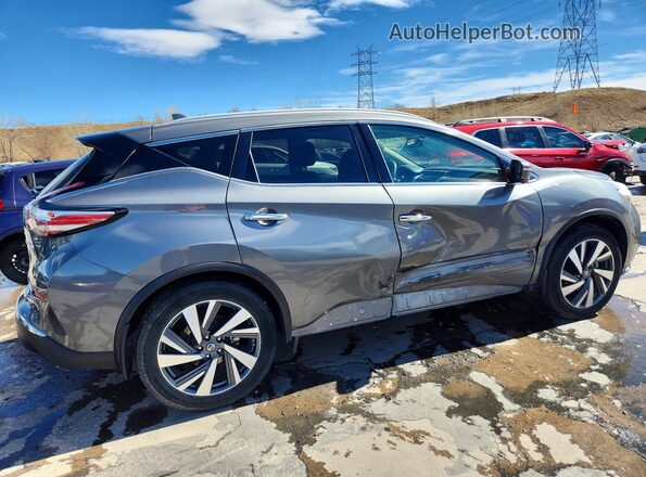 5N1AZ2MH6JN196175 2018 NISSAN MURANO Gray უკანა მარჯვენა
