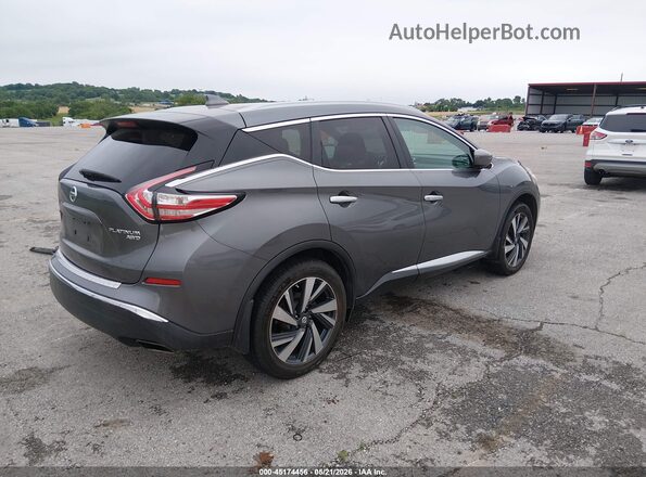 5N1AZ2MH7HN107630 2017 NISSAN MURANO Gray Trasero derecho