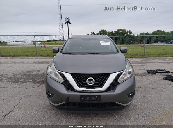 5N1AZ2MH7HN107630 2017 NISSAN MURANO Gray Vista interior trasera