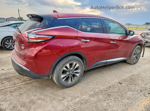 5N1AZ2MH8HN157968 2017 NISSAN MURANO Red Trasero derecho