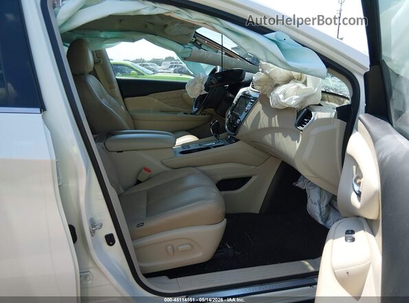 5N1AZ2MJ4KN143561 2019 NISSAN MURANO White Вид салону спереду