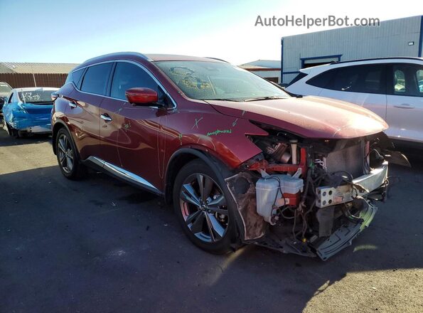 5N1AZ2MJ7KN126253 2019 NISSAN MURANO Red 