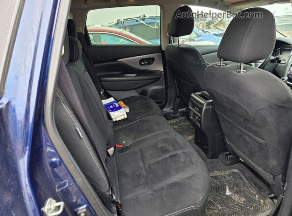 5N1AZ2MS0KN137782 2019 NISSAN MURANO Blue Vista interior delantera