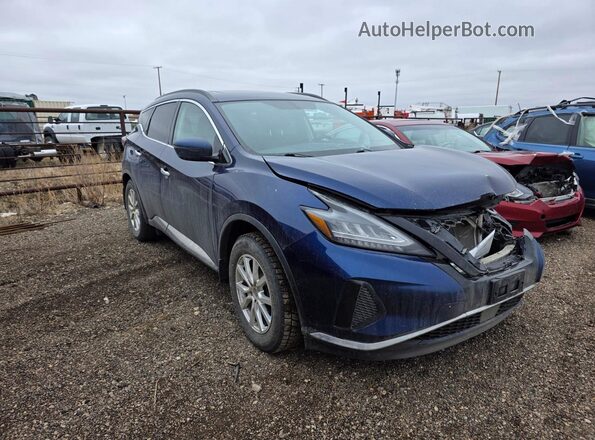 5N1AZ2MS0KN137782 2019 NISSAN MURANO Blue Delantero derecho