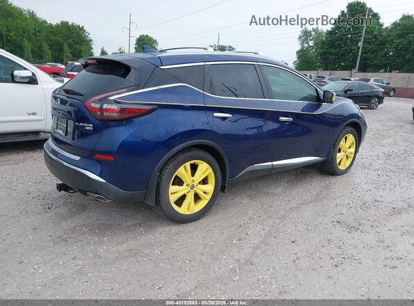 5N1AZ2MS2KN164854 2019 NISSAN MURANO Blue Tył prawy