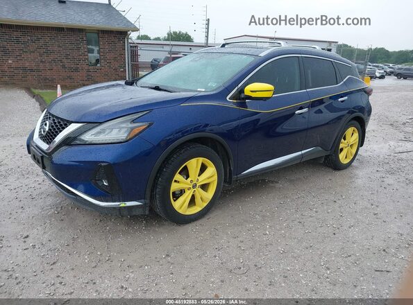 5N1AZ2MS2KN164854 2019 NISSAN MURANO Blue Przód lewy