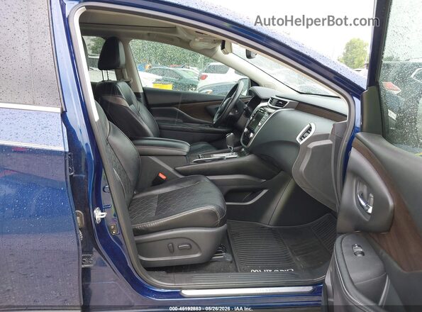 5N1AZ2MS2KN164854 2019 NISSAN MURANO Blue Widok wnętrza z przodu