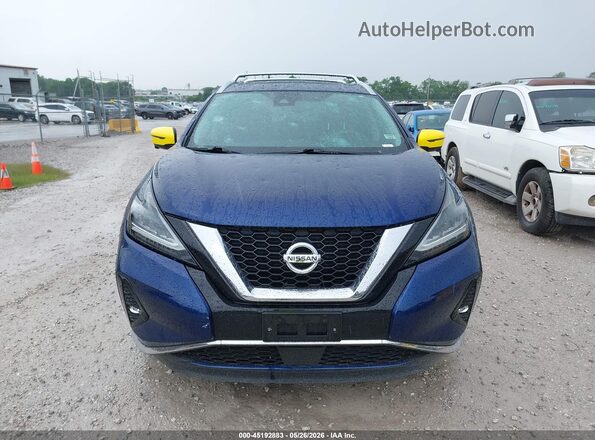 5N1AZ2MS2KN164854 2019 NISSAN MURANO Blue Widok zestawu wskaźników