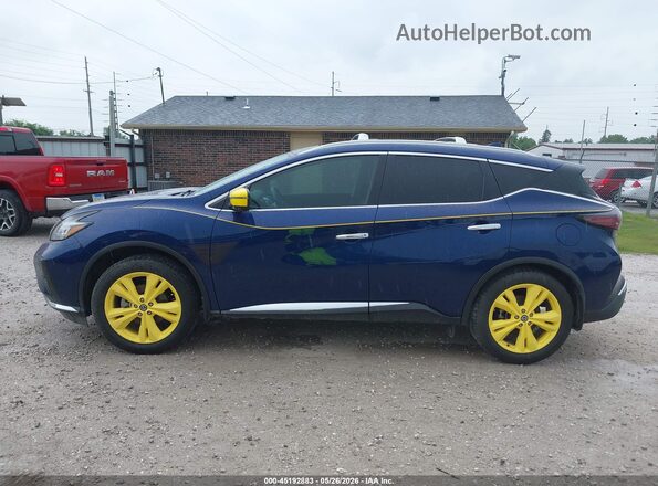 5N1AZ2MS2KN164854 2019 NISSAN MURANO Blue Widok wnętrza 360 stopni