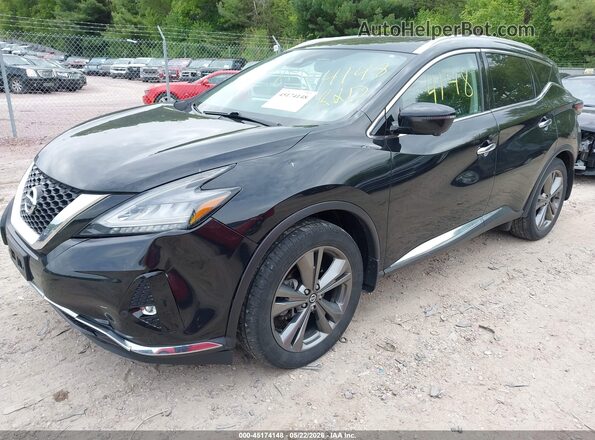 5N1AZ2MS4KN141981 2019 NISSAN MURANO Black Vista tres cuartos delantera izquierda