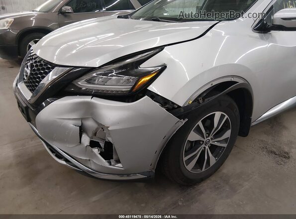 5N1AZ2MSXKN141483 2019 NISSAN MURANO Серебряный Вид спереди