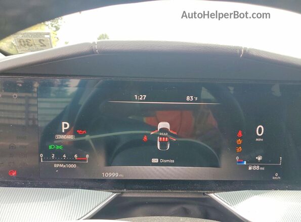 5N1AZ3CS4SC109342 2025 NISSAN MURANO Gray Widok zestawu wskaźników