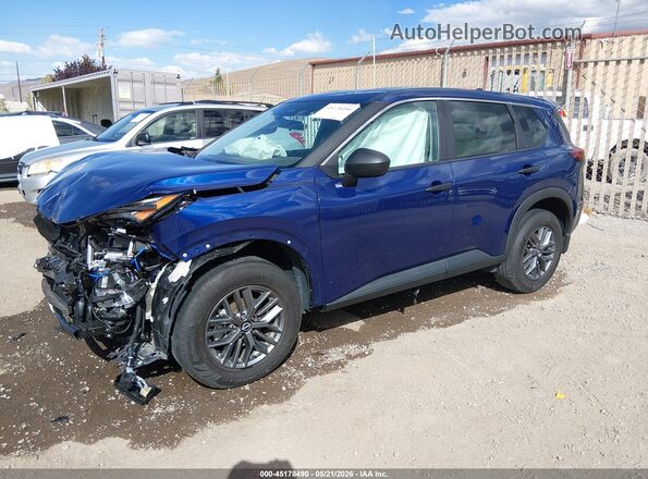 5N1BT3AA8PC753899 2023 NISSAN ROGUE Blue Առջևի ձախ երեք քառորդ տեսարան
