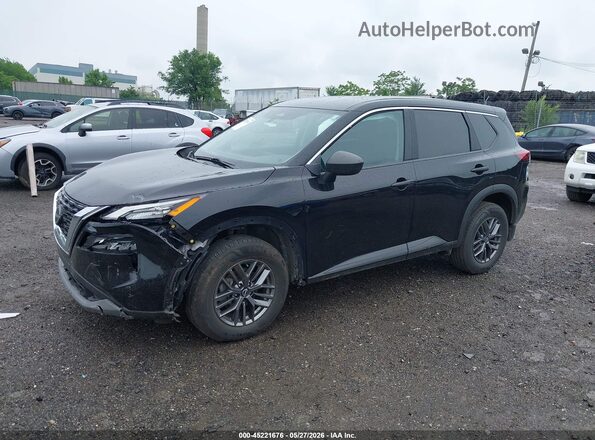 5N1BT3AB2PC754331 2023 NISSAN ROGUE Черный Передняя левая четверть