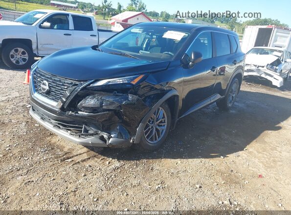5N1BT3AB4PC686923 2023 NISSAN ROGUE Черный Передняя левая четверть