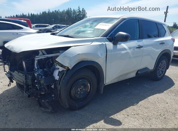 5N1BT3AB5SC867831 2025 NISSAN ROGUE White Առջևի ձախ երեք քառորդ տեսարան