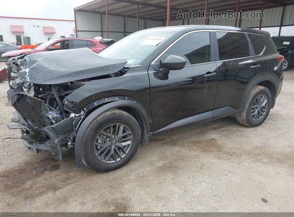 5N1BT3ABXPC676848 2023 NISSAN ROGUE Black Передня ліва чверть