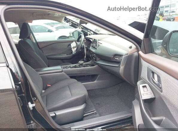 5N1BT3ABXPC676848 2023 NISSAN ROGUE Black Вид салону спереду