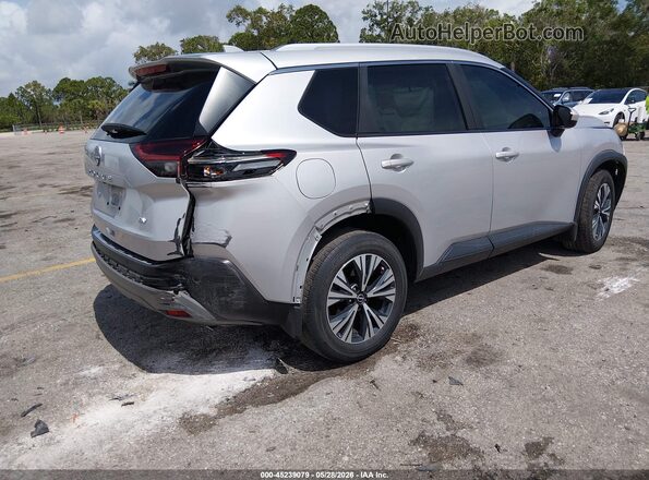 5N1BT3BA2PC854449 2023 NISSAN ROGUE Silver Задня права чверть