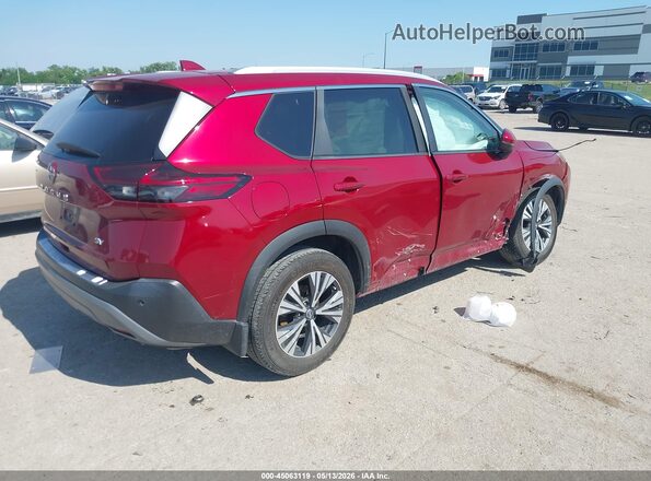5N1BT3BA3PC678849 2023 NISSAN ROGUE Red უკანა მარჯვენა