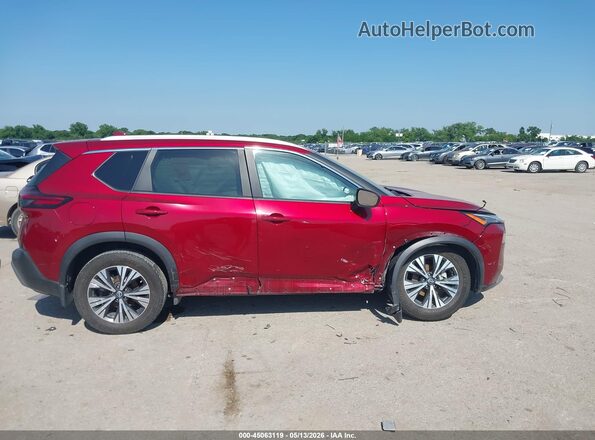 5N1BT3BA3PC678849 2023 NISSAN ROGUE Red ხელსაწყოთა პანელის ხედი