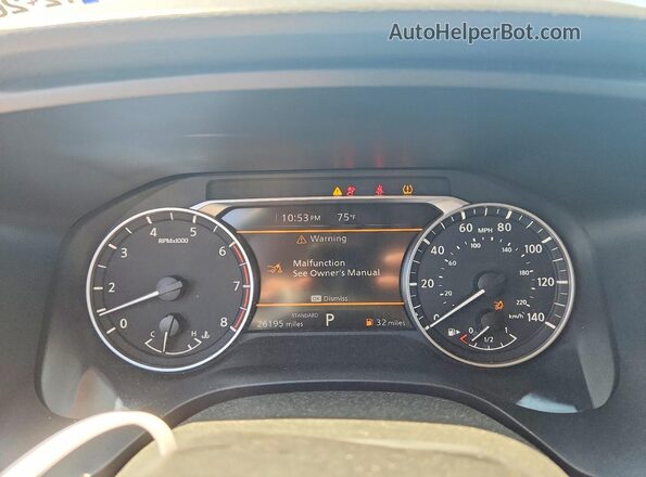 5N1BT3BA3SC811053 2025 NISSAN ROGUE Blue Instrument cluster view