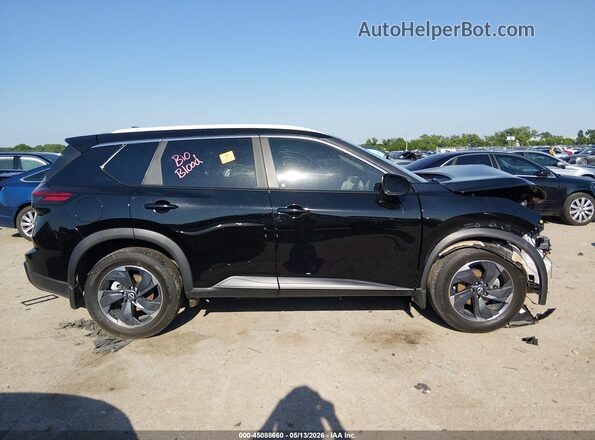 5N1BT3BA4SC855014 2025 NISSAN ROGUE Black უკანა სალონის ხედი