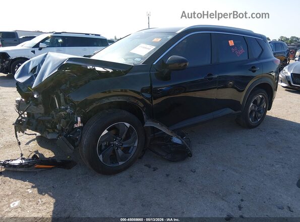 5N1BT3BA4SC855014 2025 NISSAN ROGUE Black წინა მარცხენა ხედი სამი მეოთხედიდან