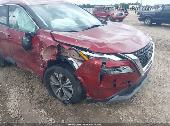 5N1BT3BA7PC903886 2023 NISSAN ROGUE Burgundy Դիմացի տեսք