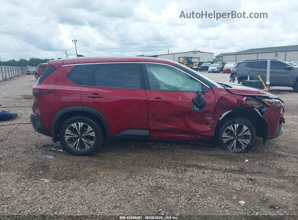 5N1BT3BA7PC903886 2023 NISSAN ROGUE Burgundy Սալոնի հետևի տեսք
