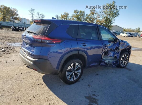 5N1BT3BA8PC848946 2023 NISSAN ROGUE Blue Задня права чверть