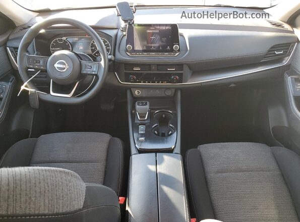 5N1BT3BA8PC848946 2023 NISSAN ROGUE Blue Вид панелі приладів