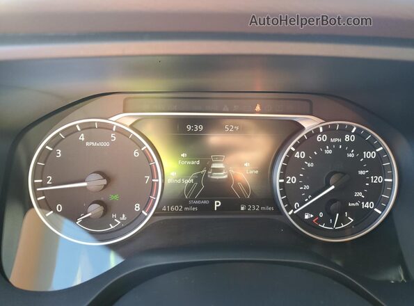 5N1BT3BA8PC848946 2023 NISSAN ROGUE Blue Вид щитка приладів