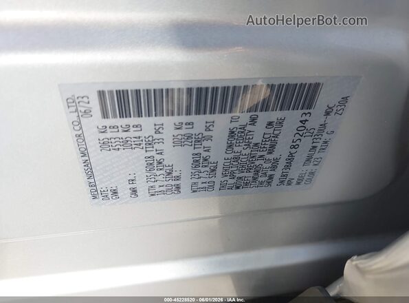 5N1BT3BA8PC852043 2023 NISSAN ROGUE Серый Вид подкапотного пространства