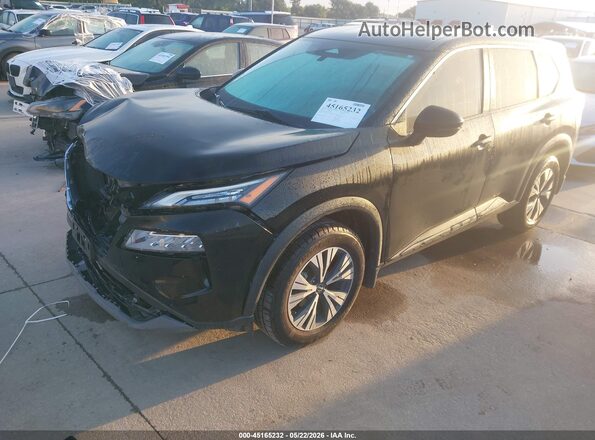 5N1BT3BA9PC755059 2023 NISSAN ROGUE Черный Передняя левая четверть