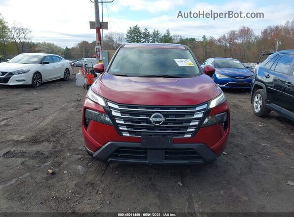 5N1BT3BB4SC858360 2025 NISSAN ROGUE Red Widok wnętrza z tyłu
