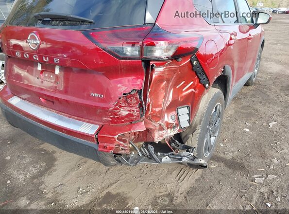 5N1BT3BB4SC858360 2025 NISSAN ROGUE Red Widok z przodu