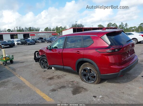 5N1BT3BB6SC786643 2025 NISSAN ROGUE Red უკანა მარცხენა