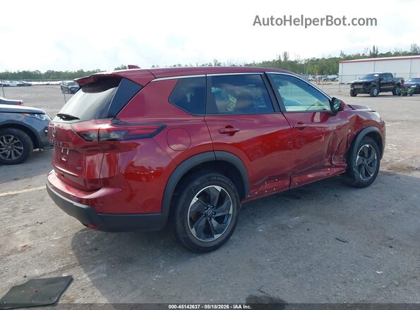 5N1BT3BB6SC786643 2025 NISSAN ROGUE Red უკანა მარჯვენა