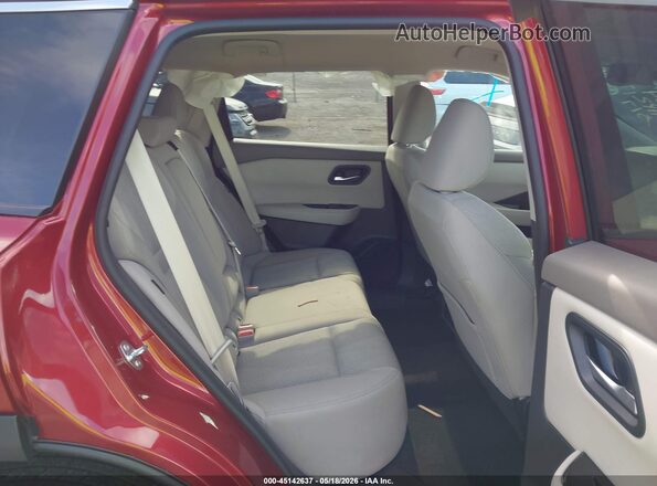 5N1BT3BB6SC786643 2025 NISSAN ROGUE Red VIN კოდის სტიკერის ხედი