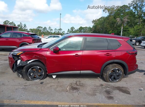 5N1BT3BB6SC786643 2025 NISSAN ROGUE Red სალონის 360-გრადუსიანი ხედი