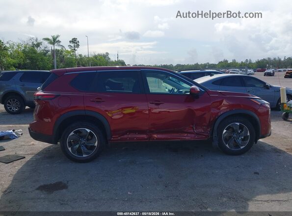 5N1BT3BB6SC786643 2025 NISSAN ROGUE Red უკანა სალონის ხედი