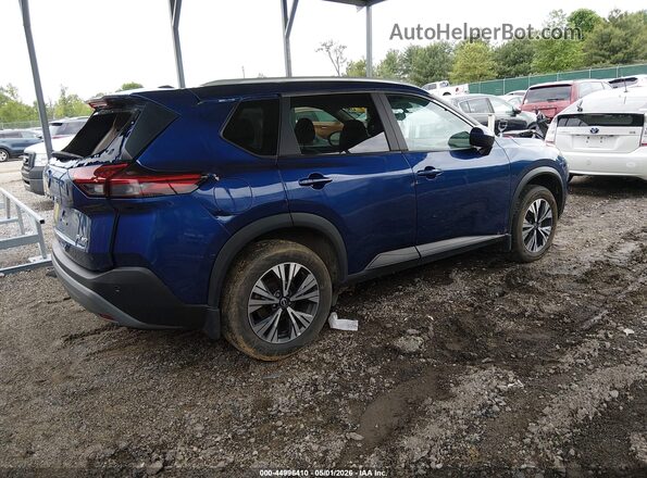 5N1BT3BB7PC908532 2023 NISSAN ROGUE Синий Задняя правая четверть