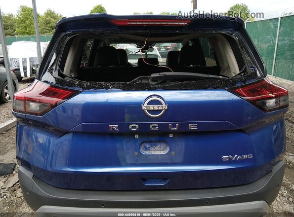 5N1BT3BB7PC908532 2023 NISSAN ROGUE Синий Вид спереди