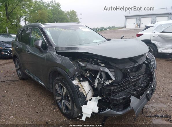 5N1BT3CB1PC798480 2023 NISSAN ROGUE Gray Widok z przodu